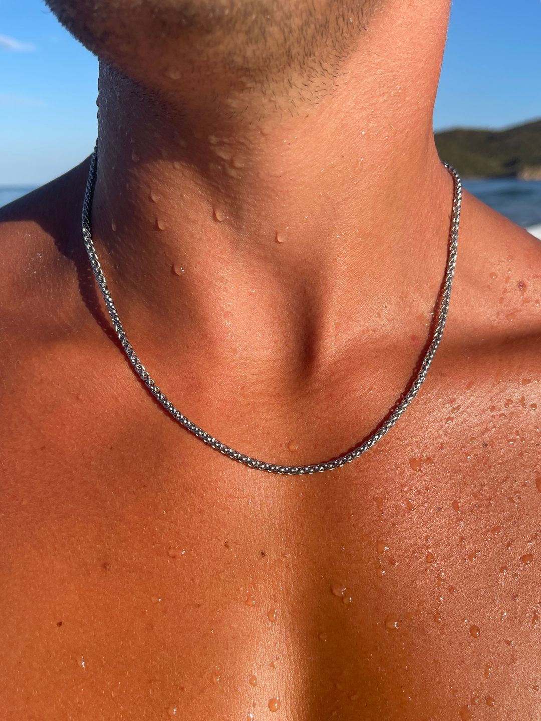 CATENA GRANO 3MM | Argento