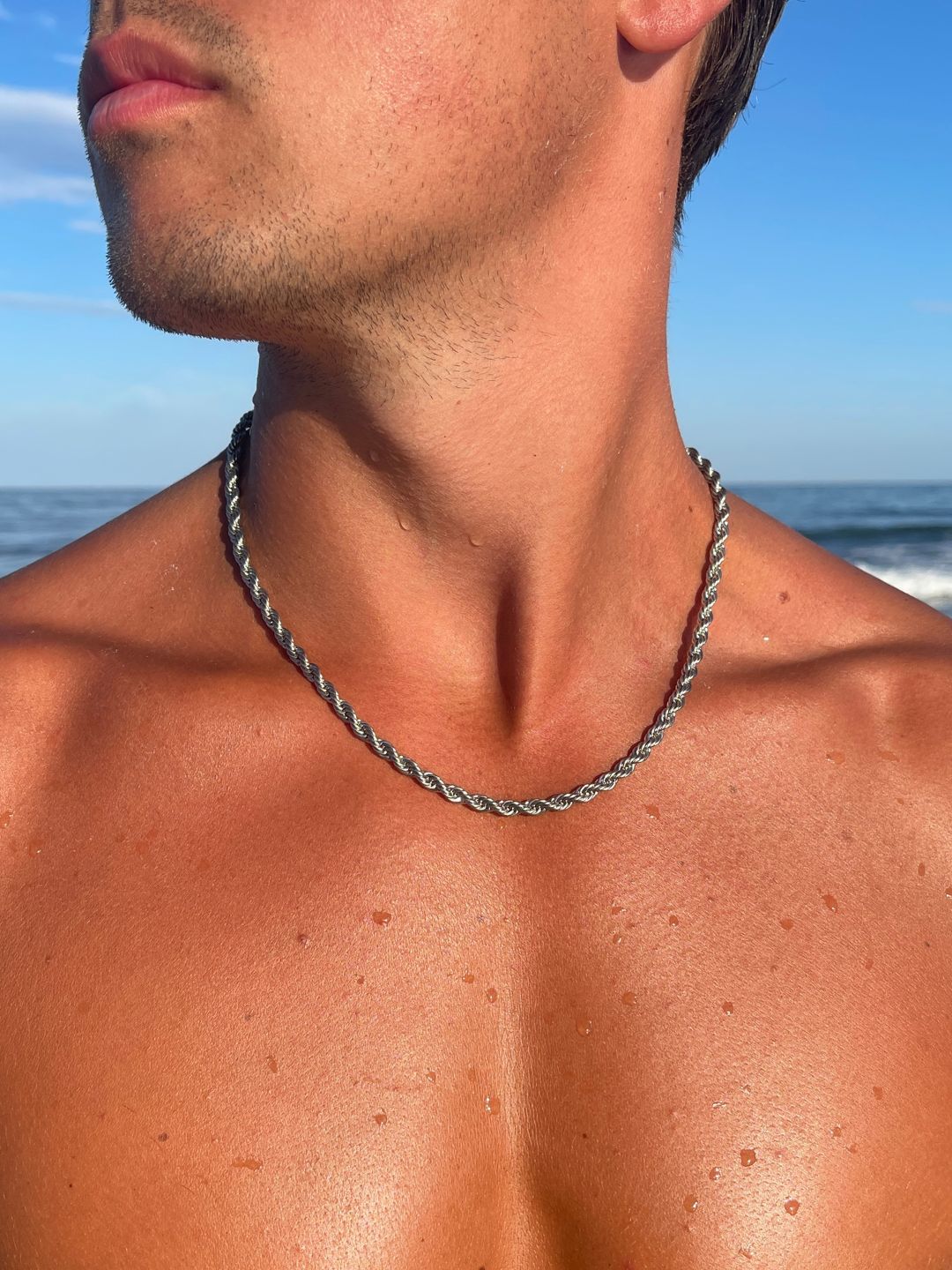 CATENA A CORDA 5MM | Argento