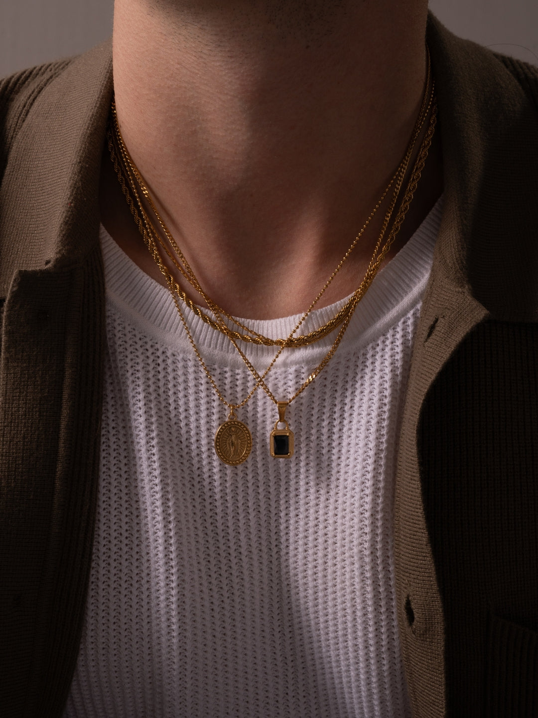 CATENA CON PIETRE PREZIOSE | Oro 18K