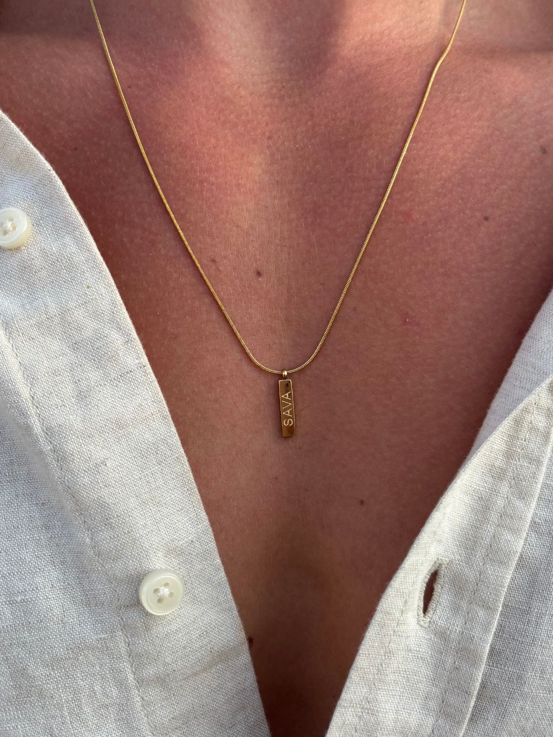 COLLANA SAVA | Oro 18K