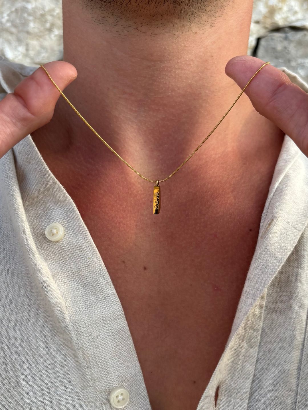 COLLANA SAVA | Oro 18K