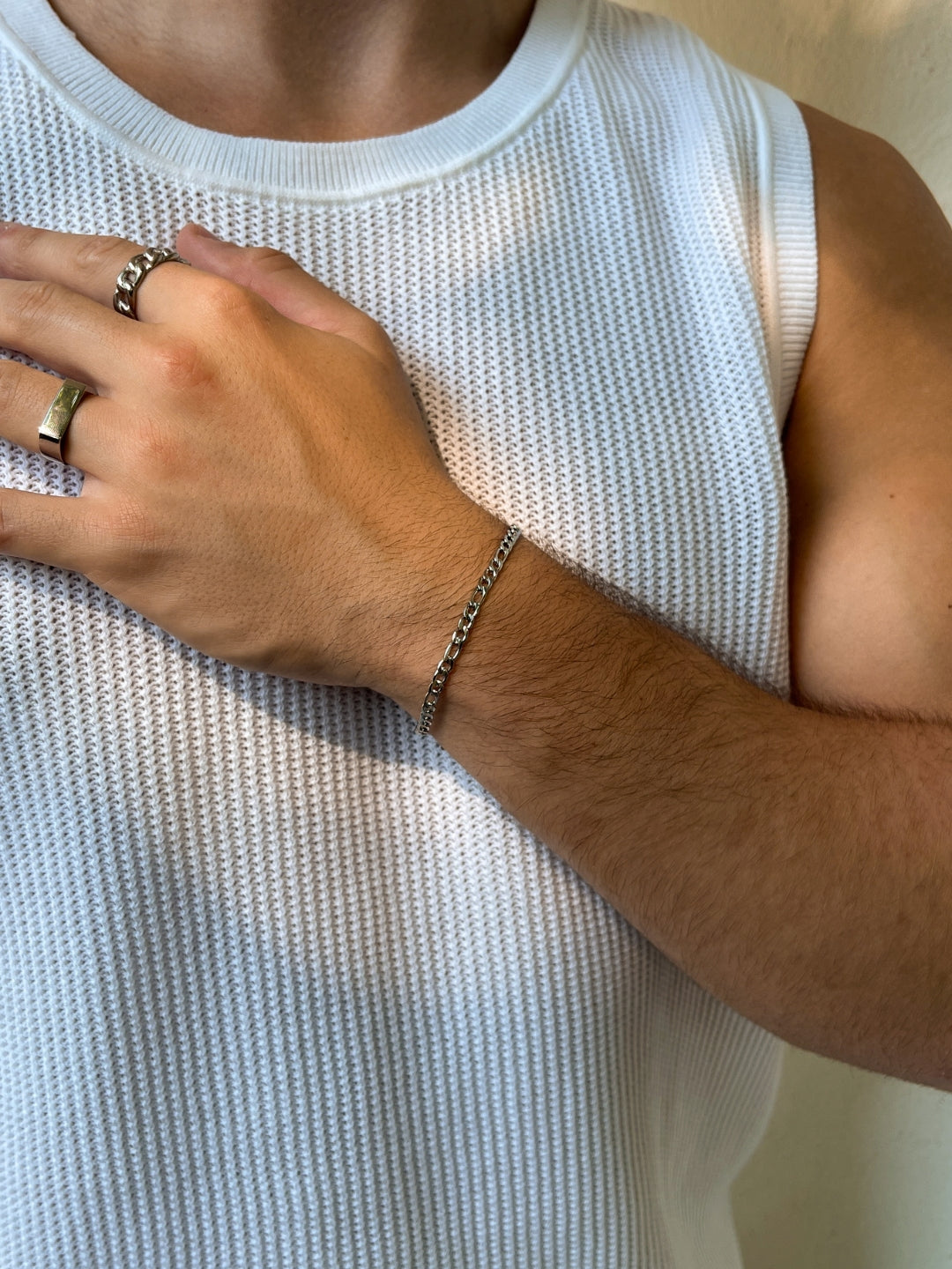 BRACCIALE FIGARO 3MM | Argento