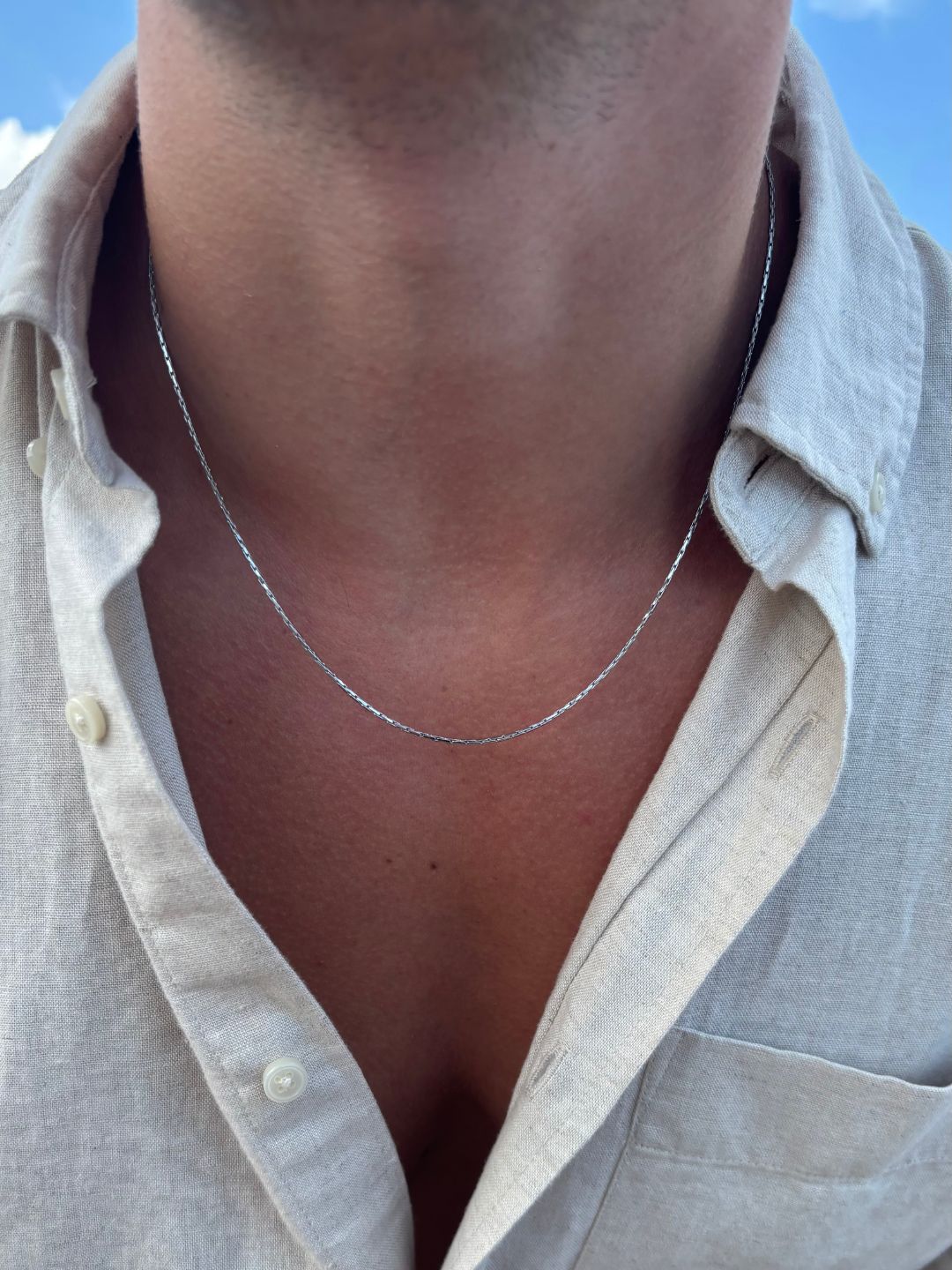 CATENA IN FILO | Argento