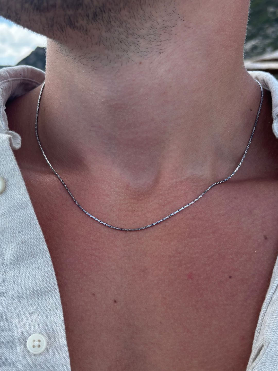 CATENA IN FILO | Argento