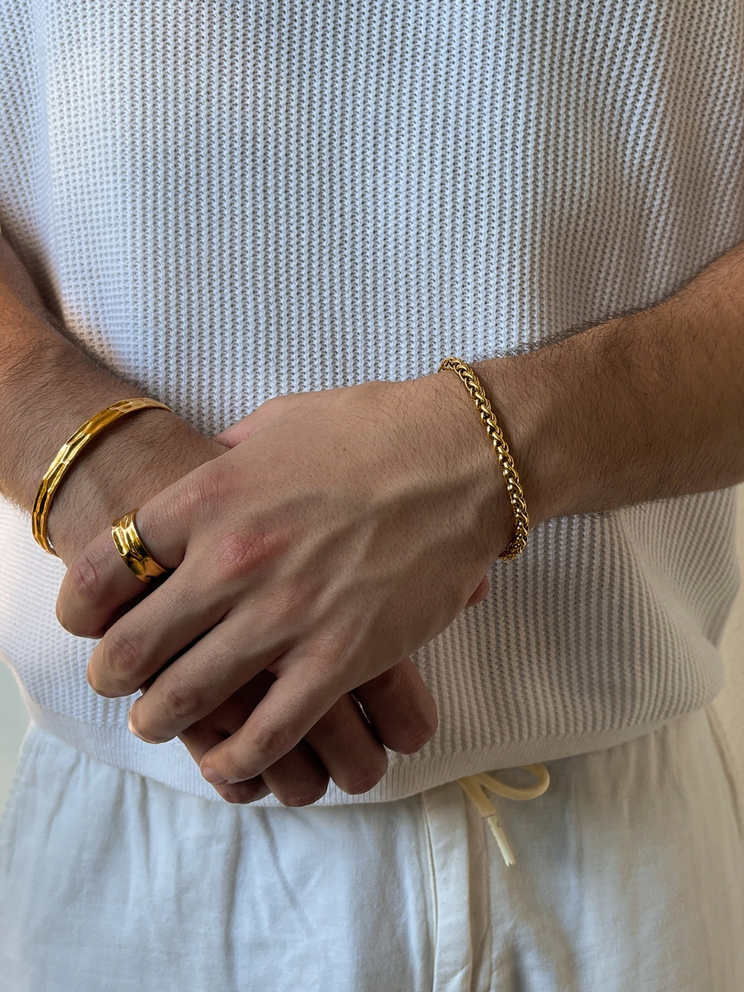 BRACCIALE GRANO 5 MM | Oro 18K