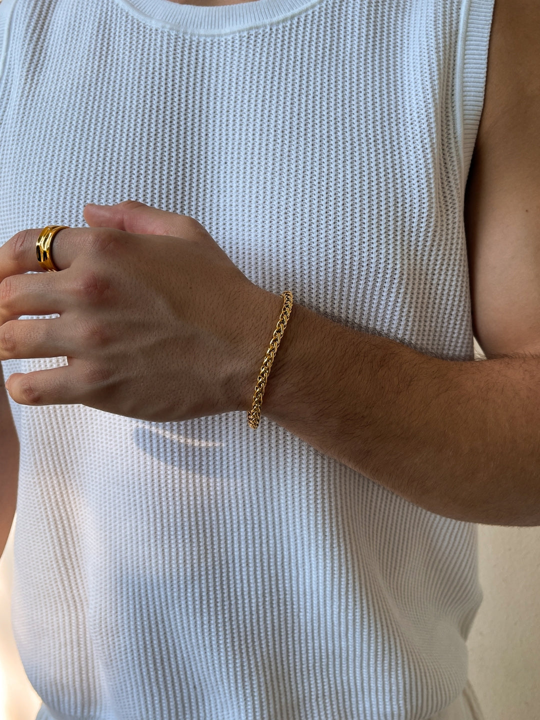 BRACCIALE GRANO 5 MM | Oro 18K