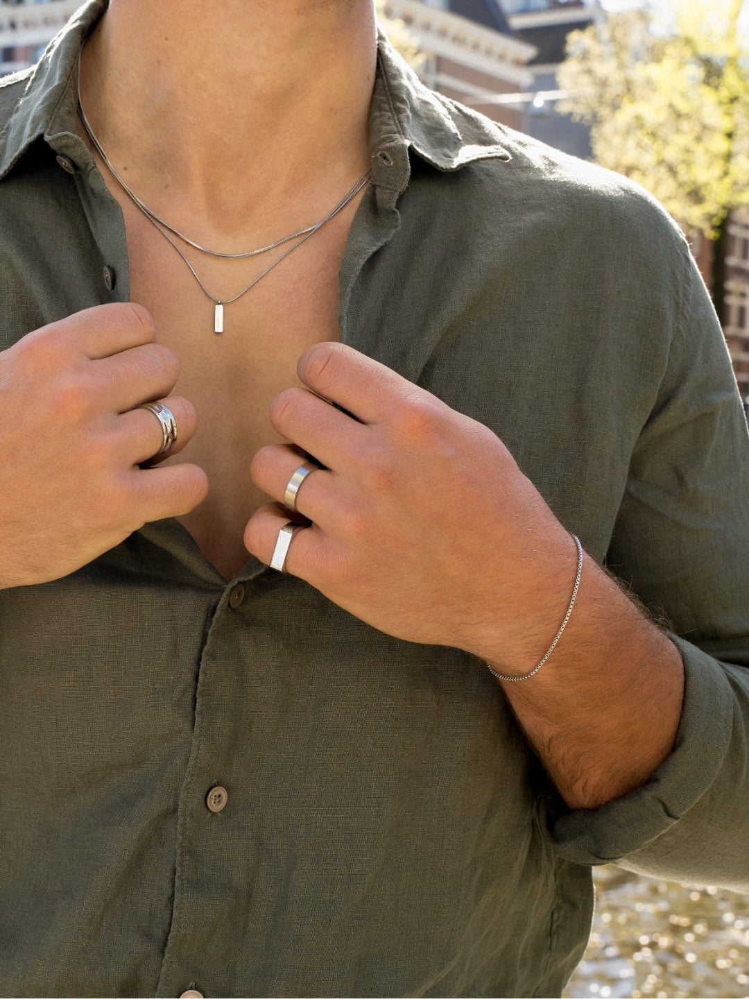 ANELLO TROPEZ UNISIZE | Argento