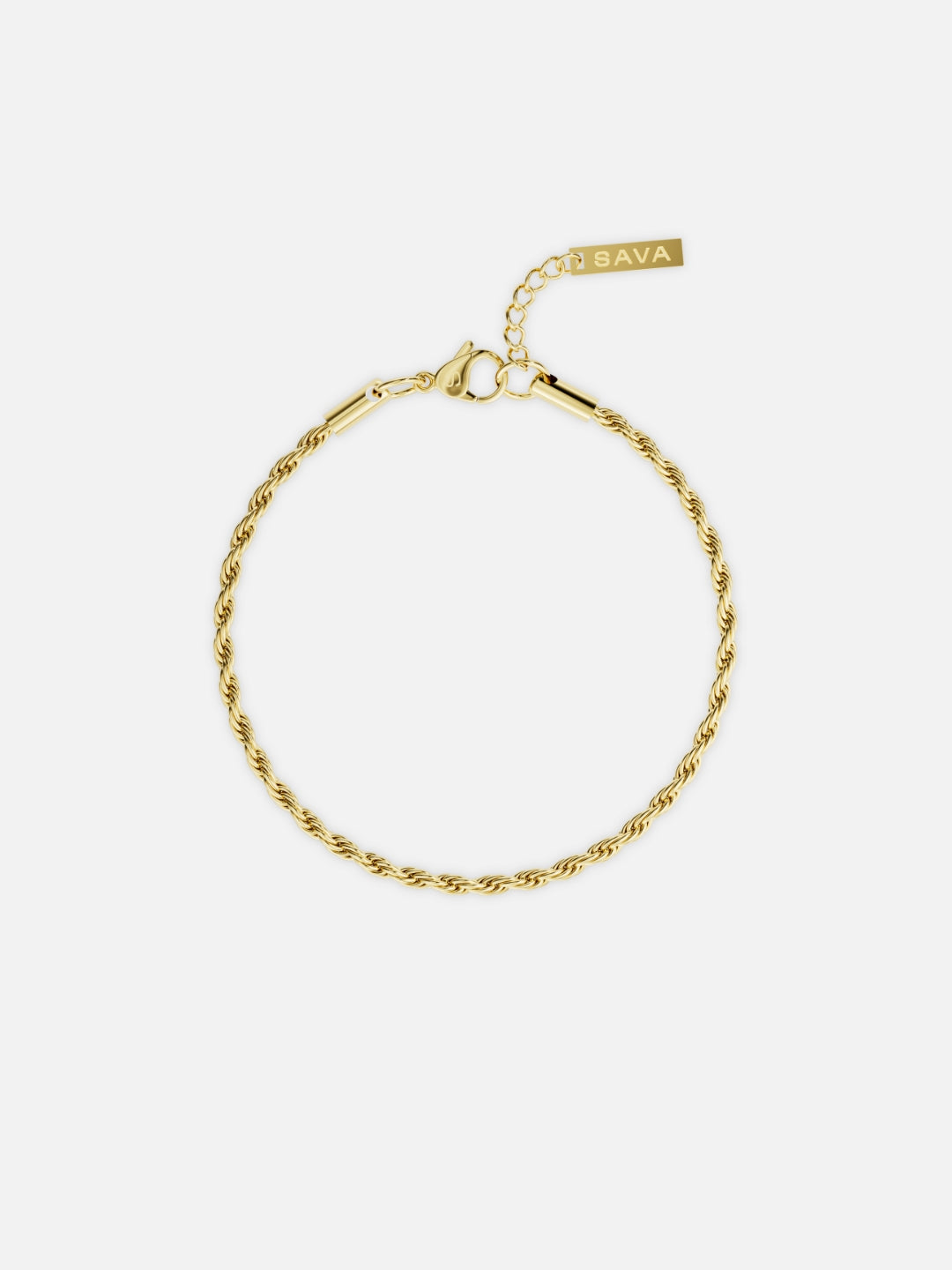 BRACCIALE IN CORDA 3 MM | Oro 18K
