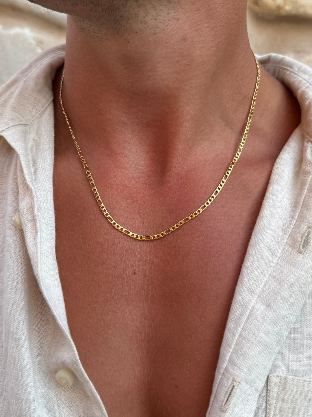 CATENA FIGARO 3MM | Oro 18K