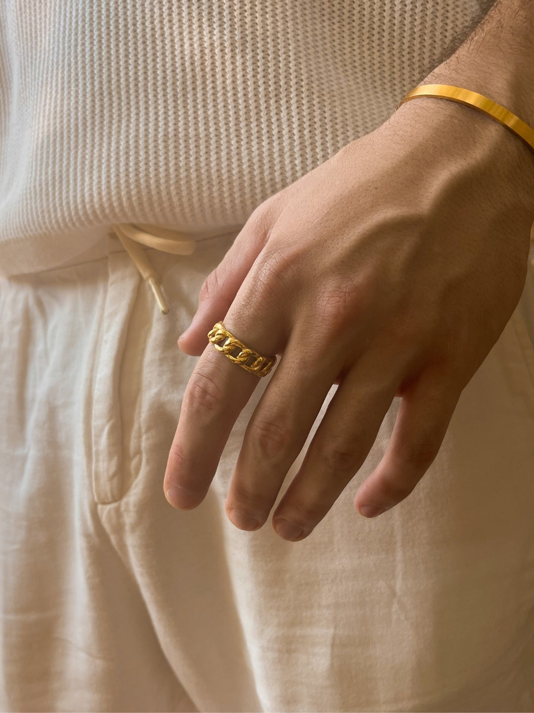 ANELLO CUBANO | Oro 18K