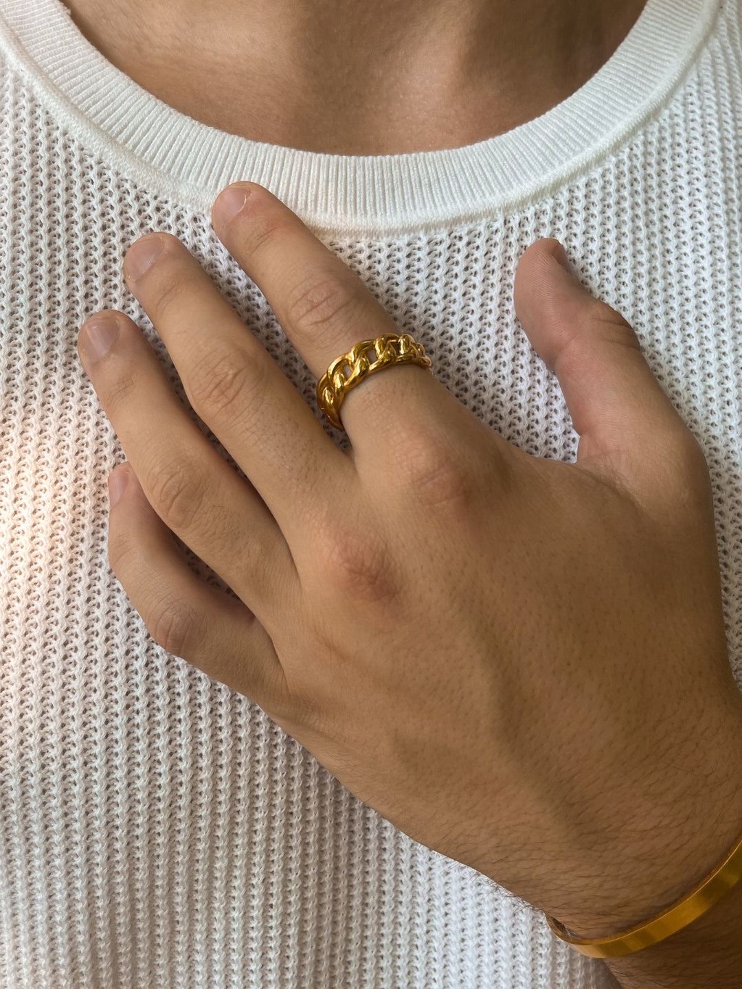 ANELLO CUBANO | Oro 18K