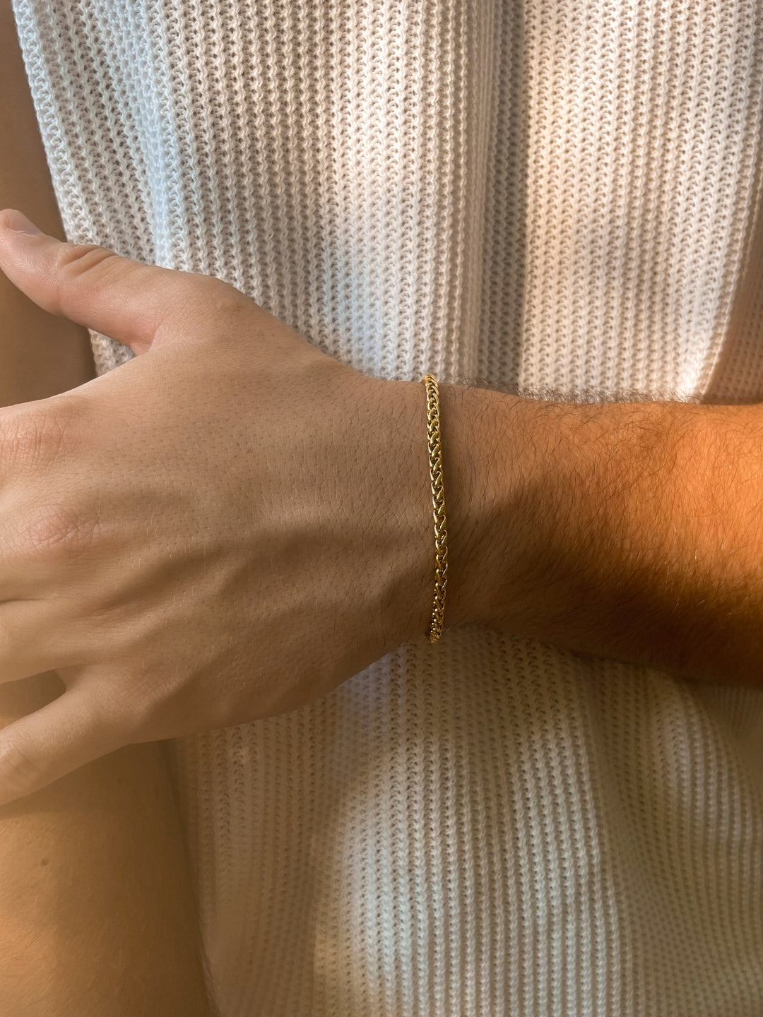 BRACCIALE GRANO 3MM | Oro 18K