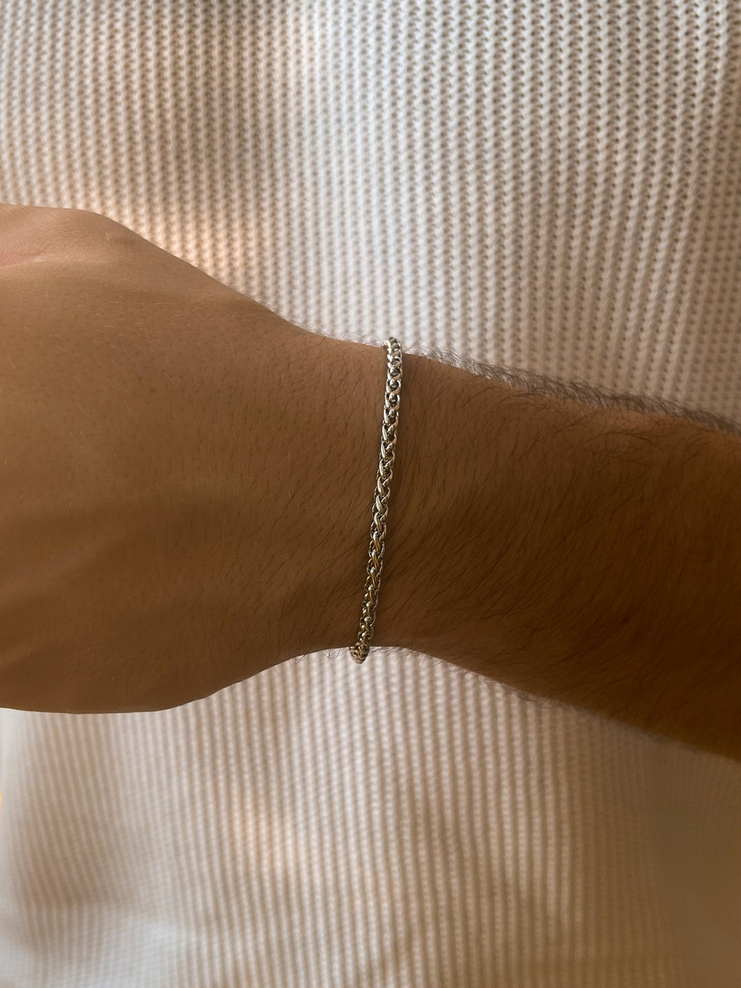 BRACCIALE GRANO 3MM | Argento