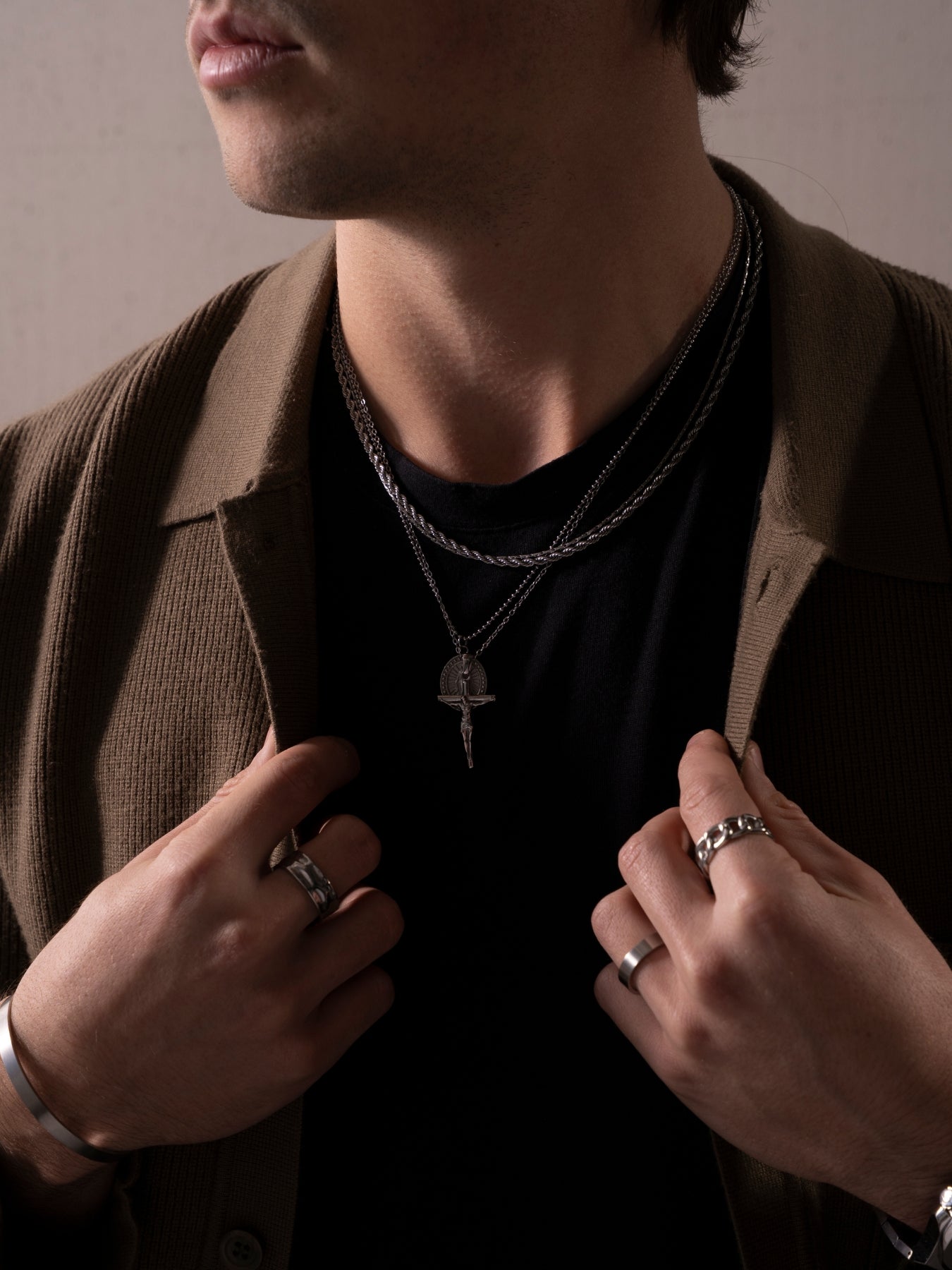 CATENA CROCIFISSO | Argento