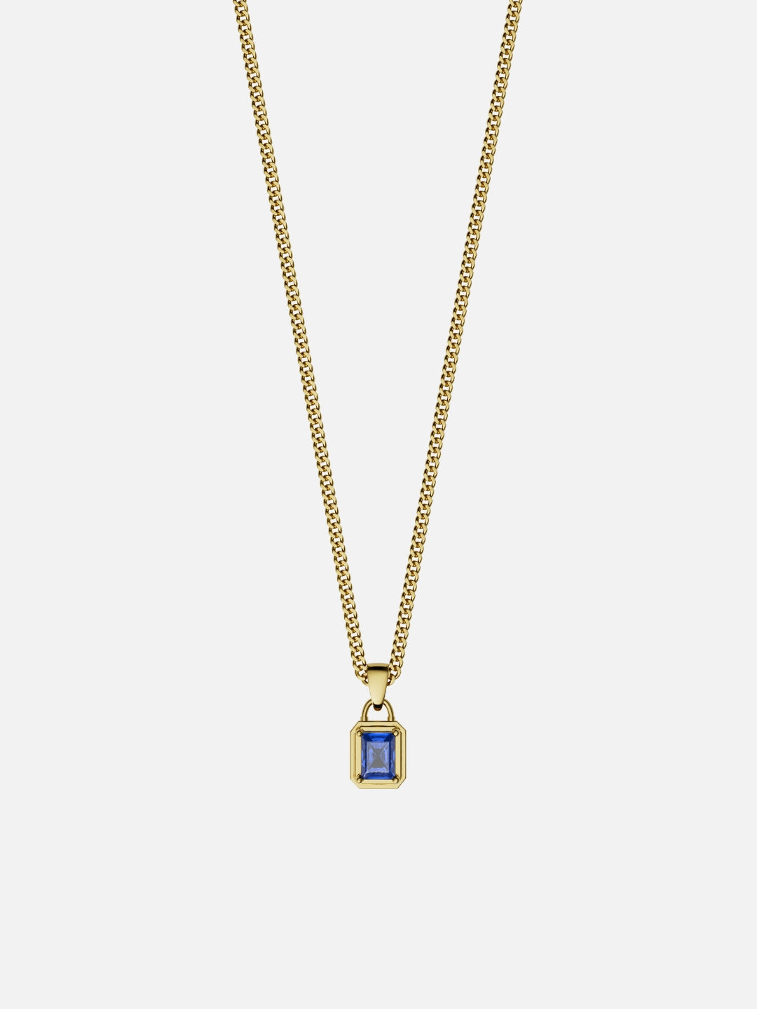 CATENA CON PIETRE PREZIOSE DELL'OCEANO | Oro 18K