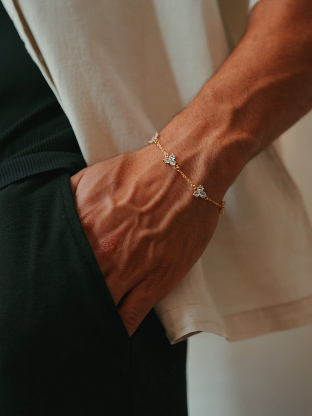 SET BRACCIALE CLOVER | Oro 18K