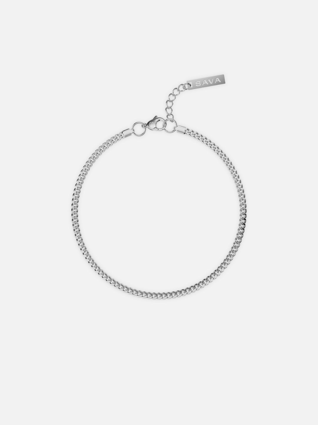 BRACCIALE CUBANO 3MM | Argento