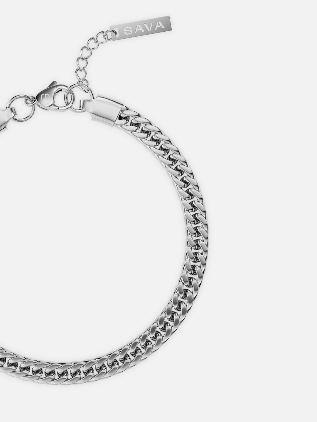 BRACCIALE CUBANO 5MM | Argento