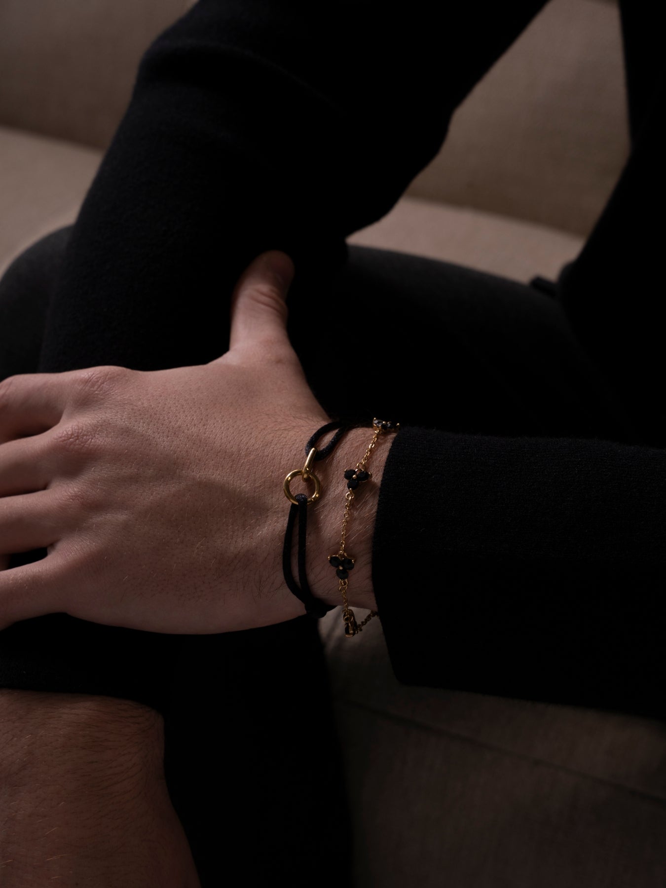 BRACCIALE MIDNIGHT UNITY | Oro 18 carati