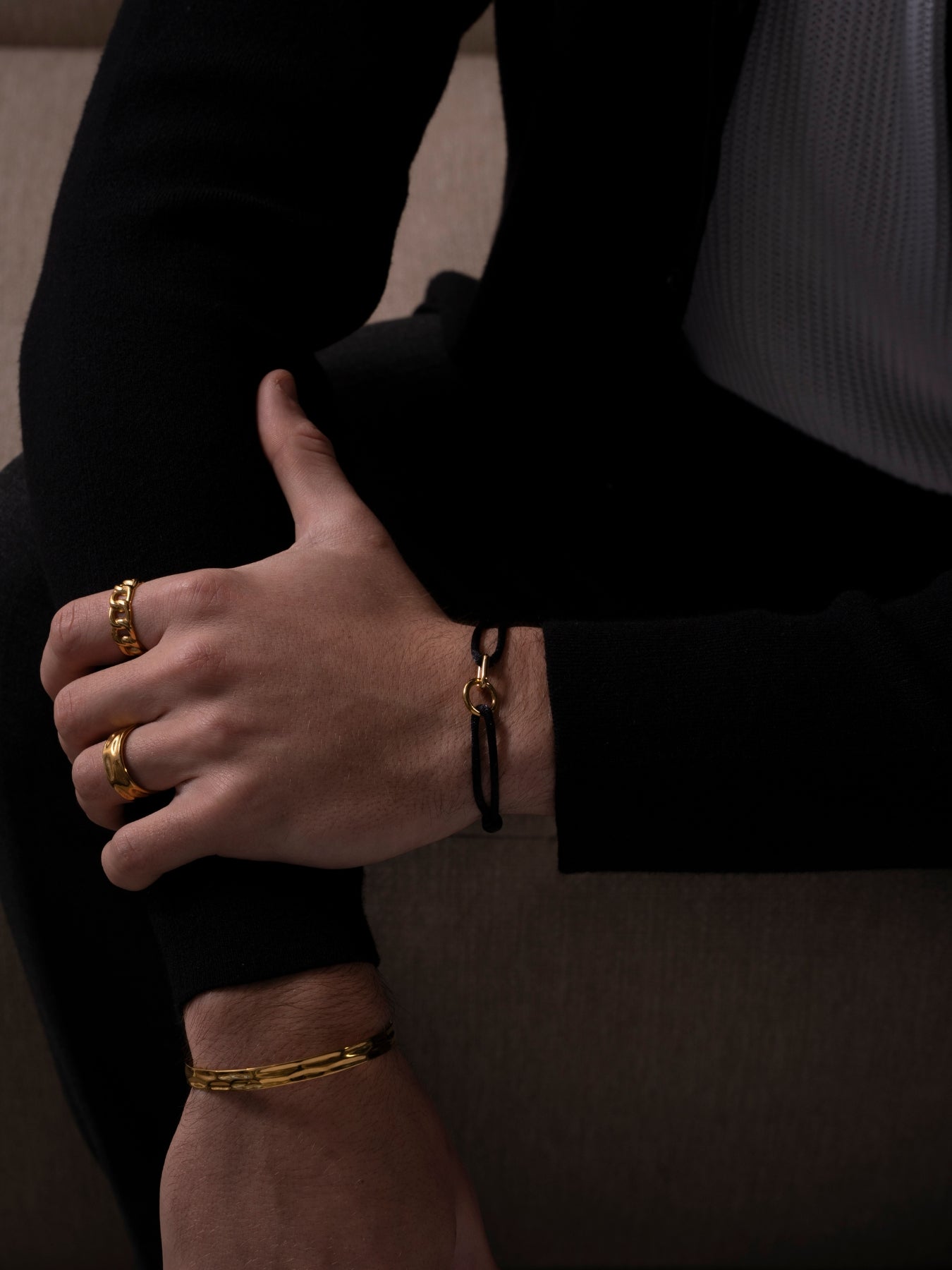 BRACCIALE MIDNIGHT UNITY | Oro 18 carati