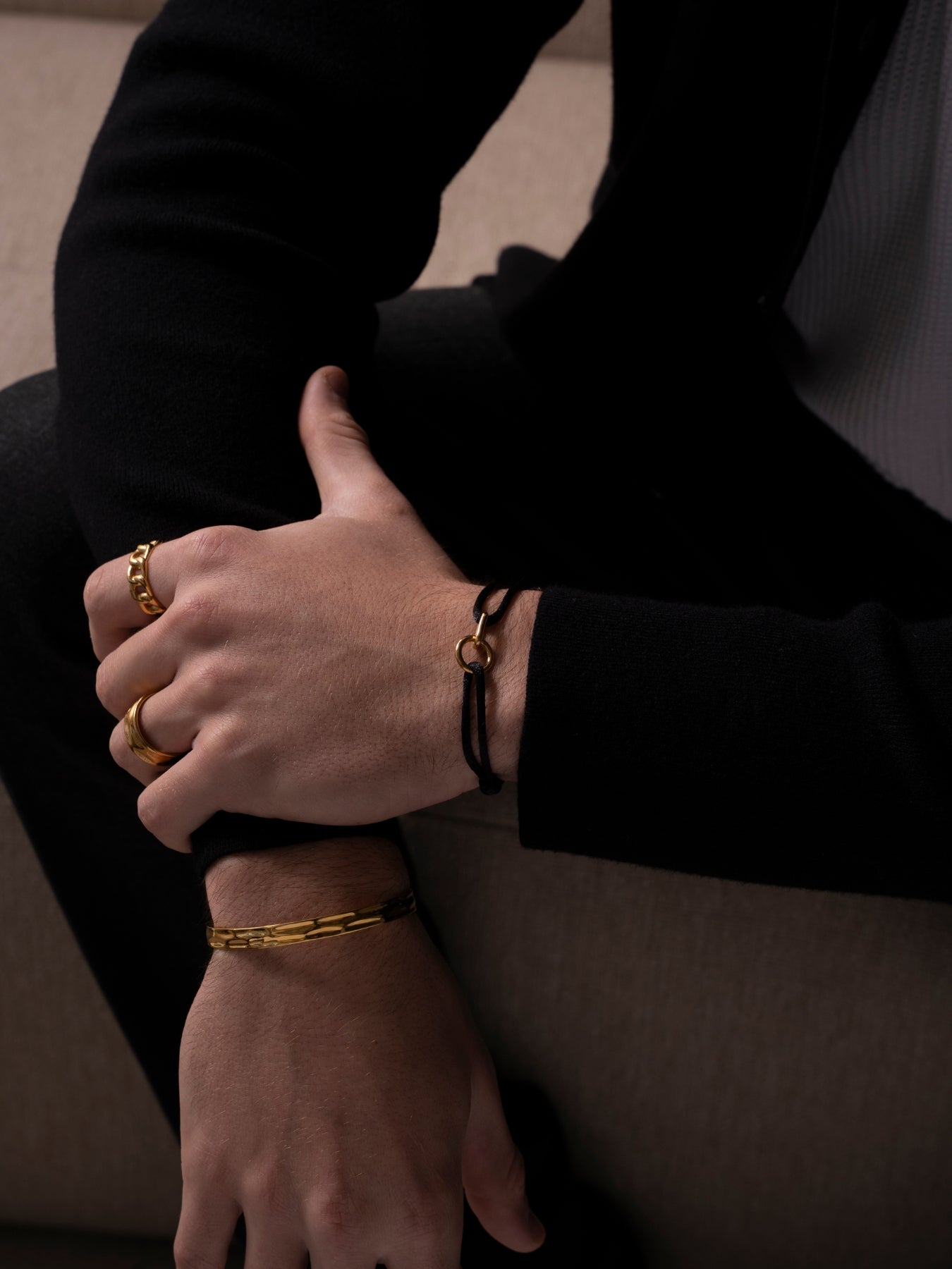 BRACCIALE MIDNIGHT UNITY | Oro 18 carati