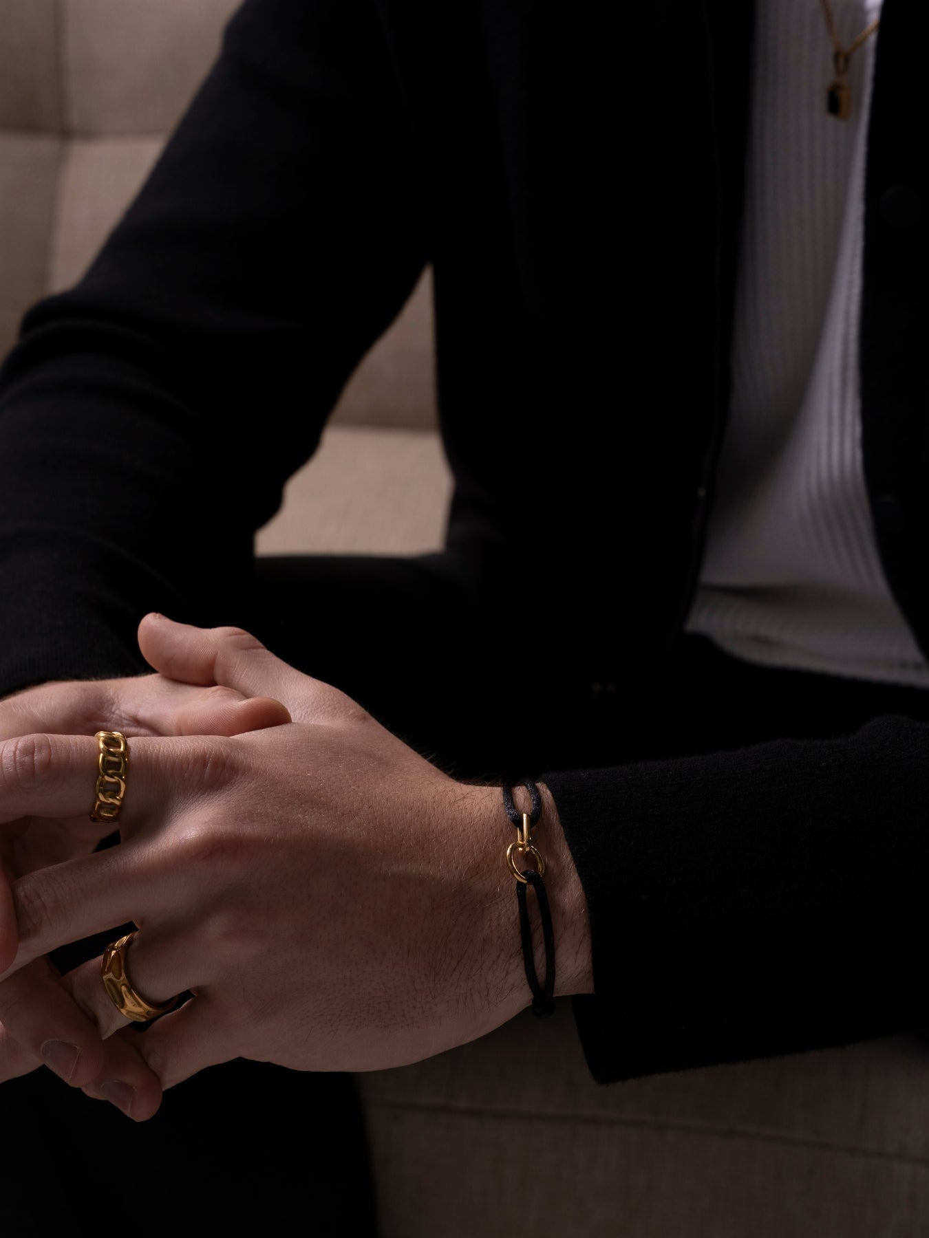 BRACCIALE MIDNIGHT UNITY | Oro 18 carati