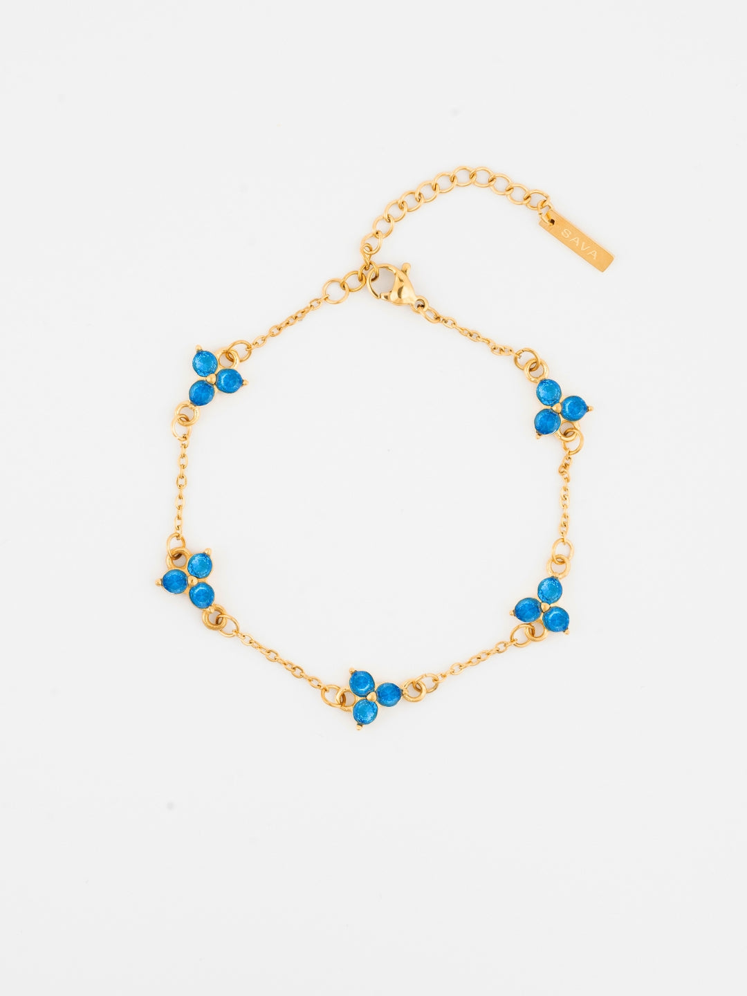 BRACCIALE OCEAN CLOVER | Oro 18 carati