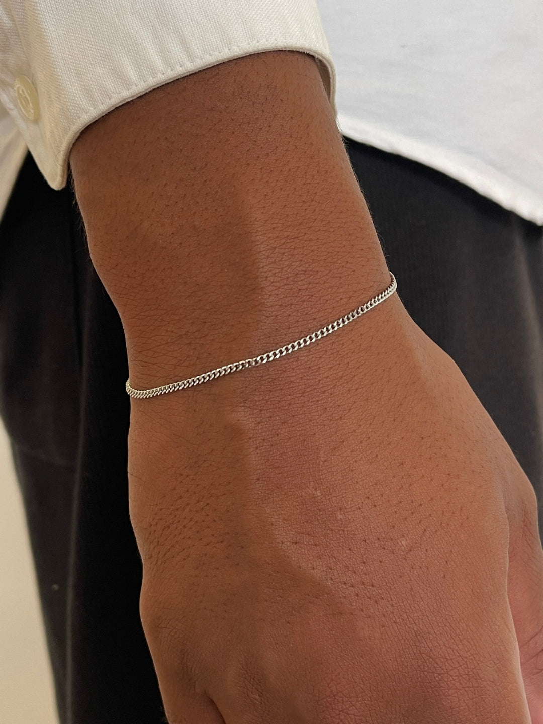 BRACCIALE CUBANO 1,8 MM | Argento