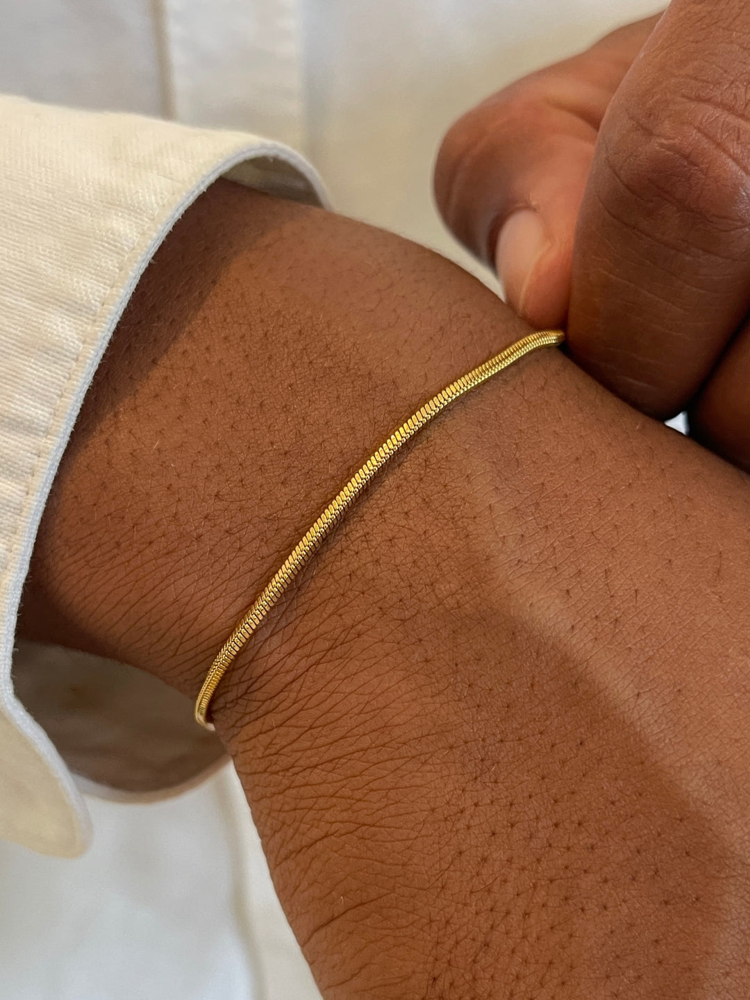 BRACCIALE QUADRATO | Oro 18K