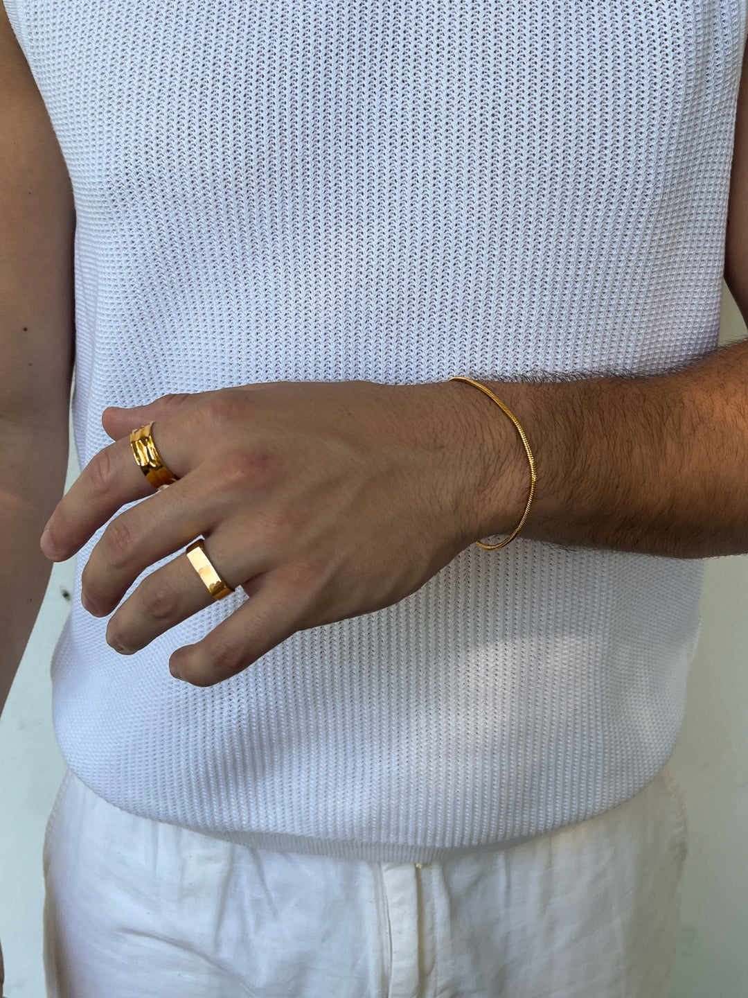 BRACCIALE QUADRATO | Oro 18K