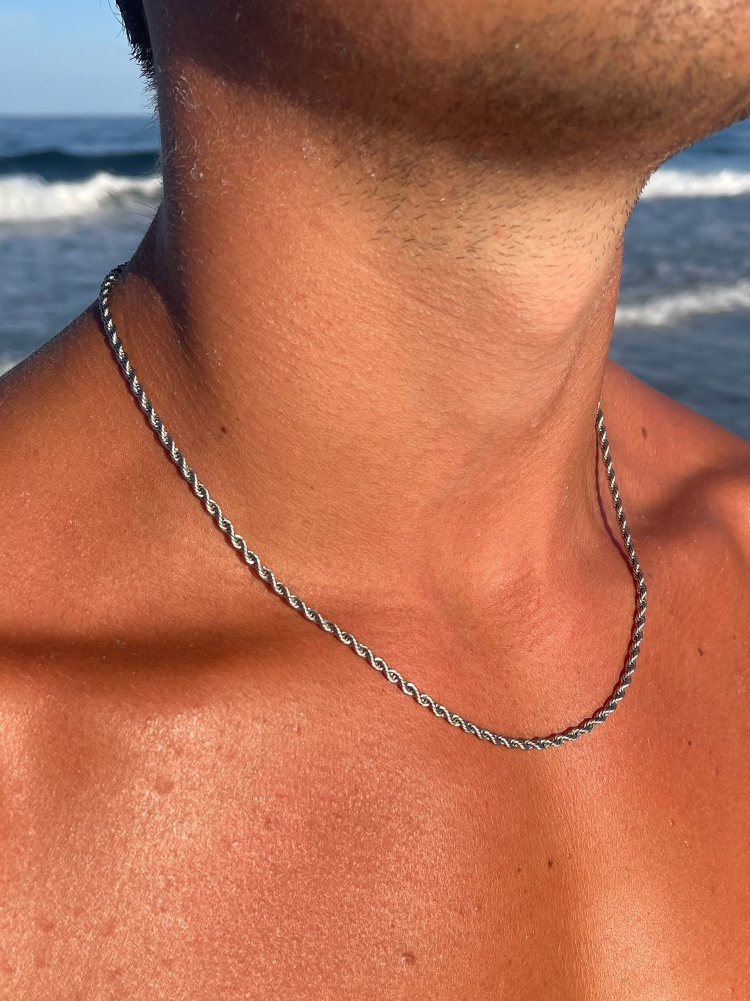 CATENA A CORDA 3MM | Argento