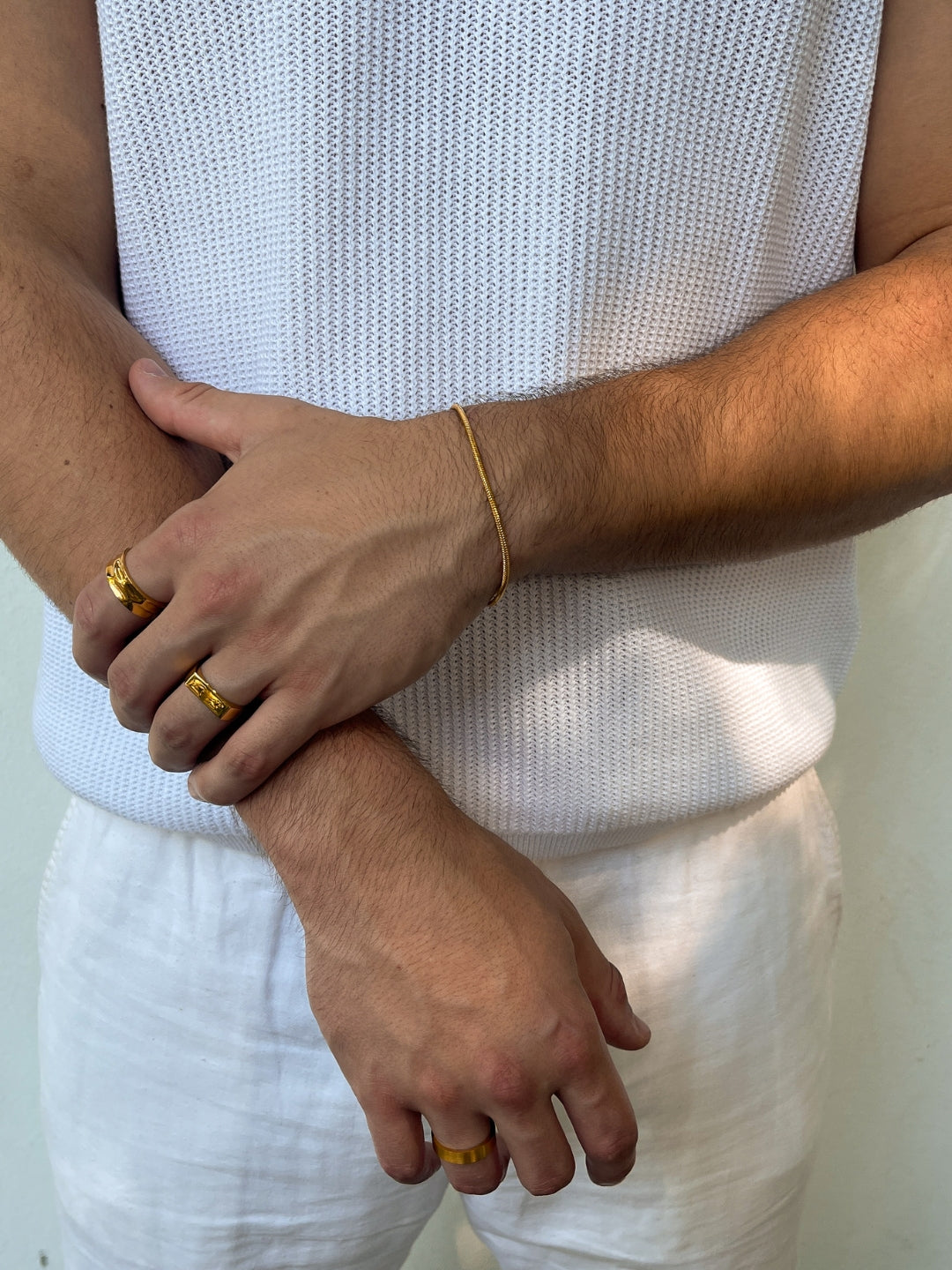 BRACCIALE QUADRATO | Oro 18K