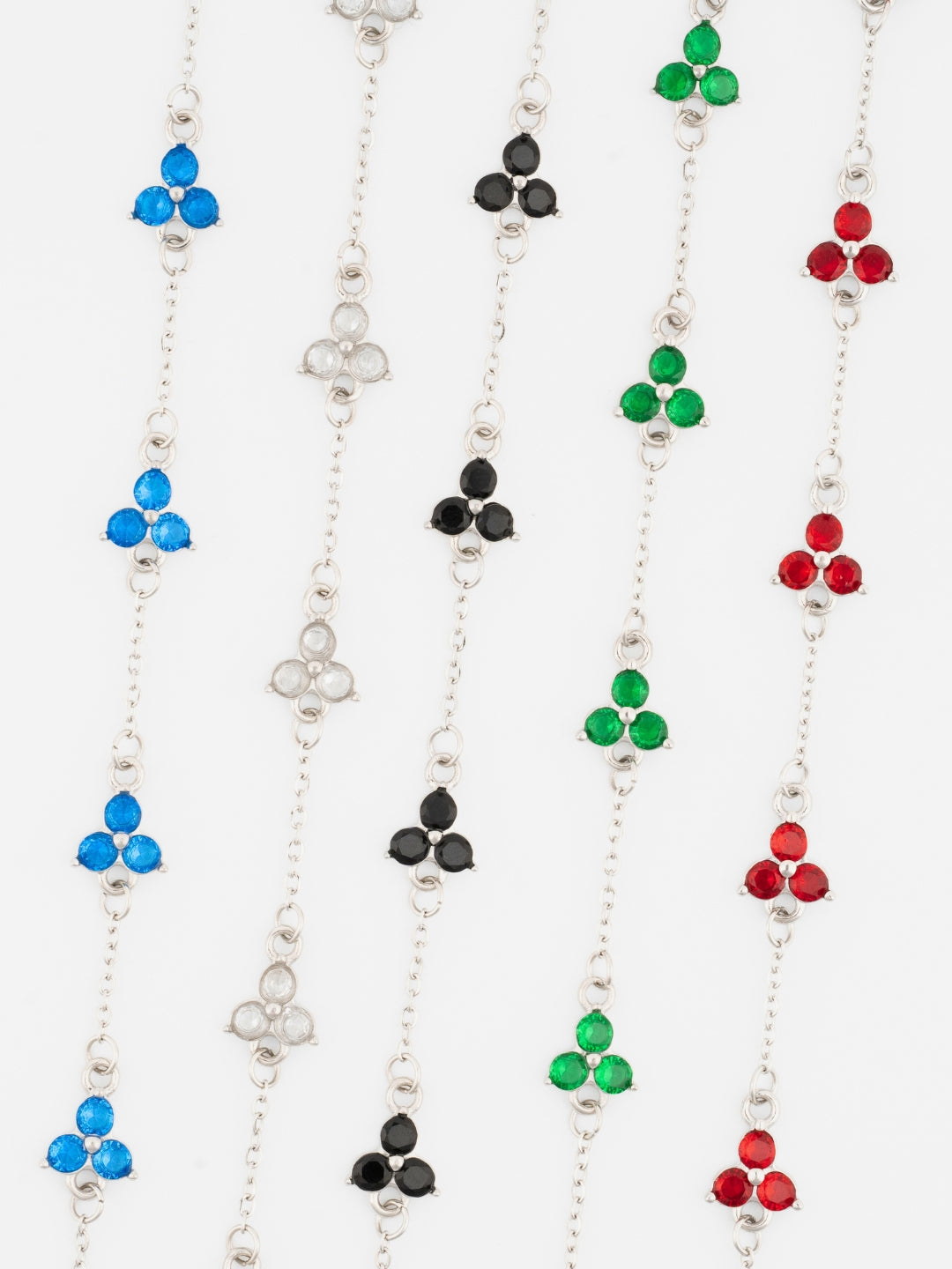 BRACCIALE TRIFOGLIO BIANCO | Argento