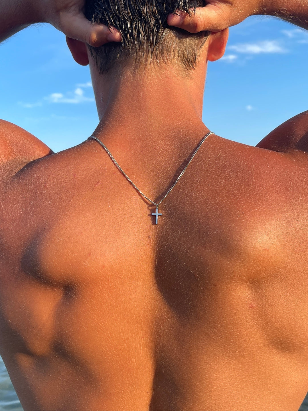 CATENA CON CROCE | Argento