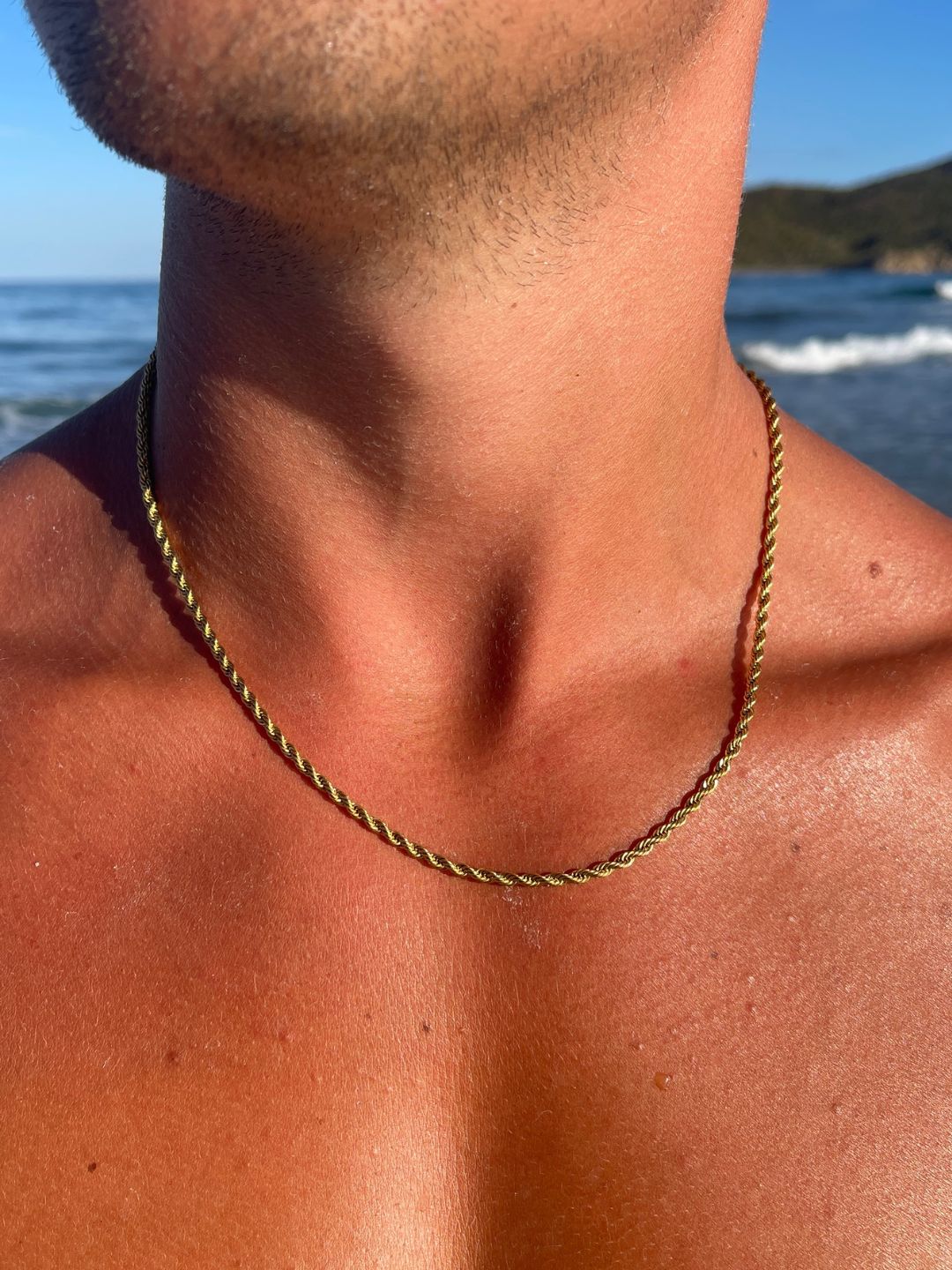 CATENA A CORDA 3 MM | Oro 18K