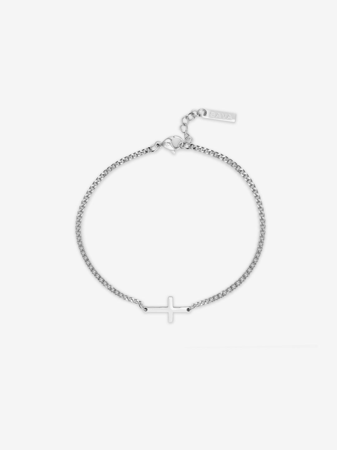 BRACCIALE CROCE | Argento