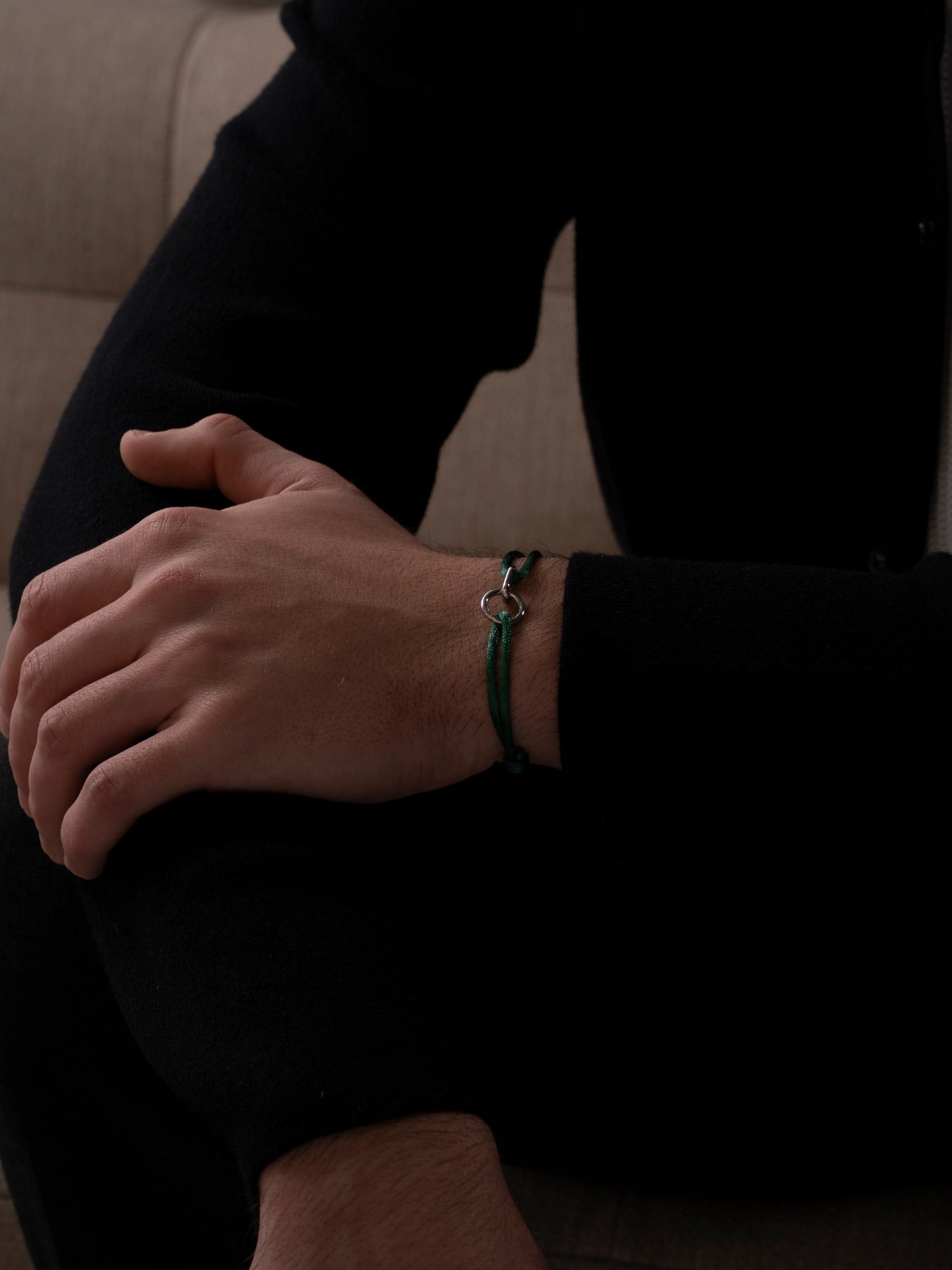 BRACCIALE GREEN UNITY | Argento