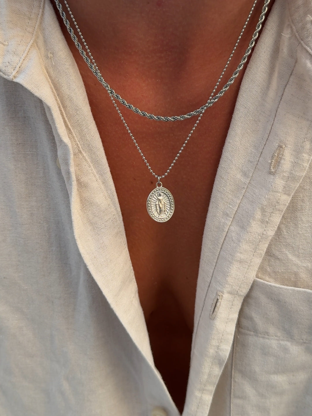 SET CATENA CRISTIANA | Argento