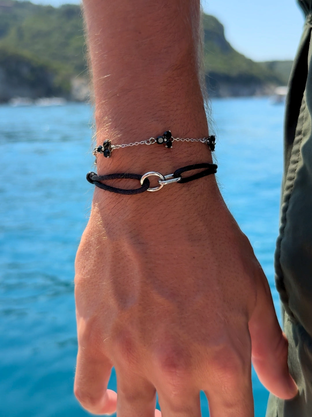 BRACCIALE MIDNIGHT UNITY | Argento